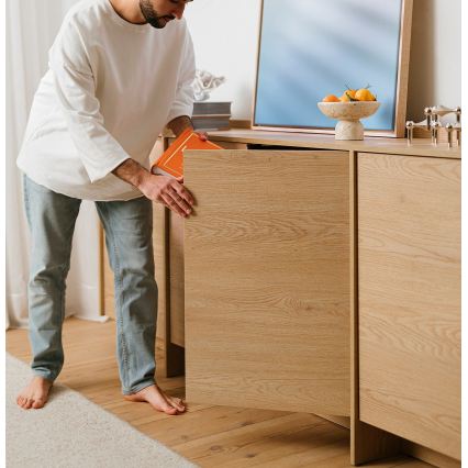 Comodă KEMI 200x90x38 stejar Cremona