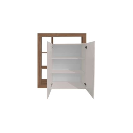 Comodă LENOR, cașmir/stejar