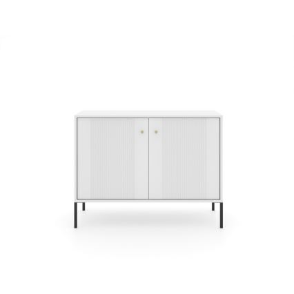 Comodă LUE 104x39 cm alb/negru