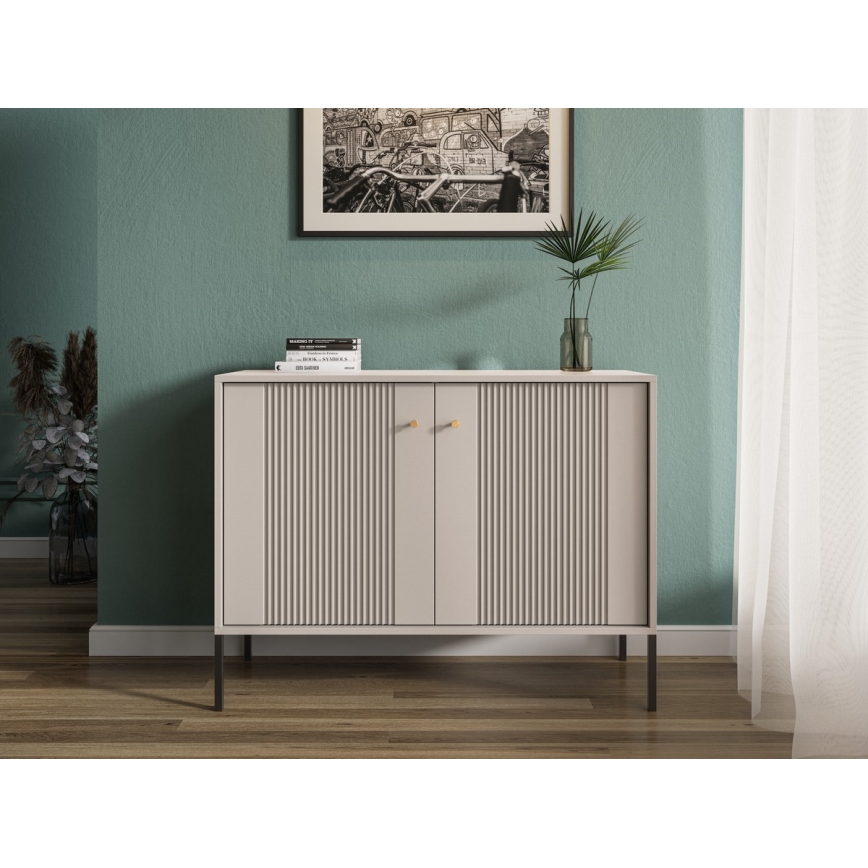 Comodă LUE bej/negru