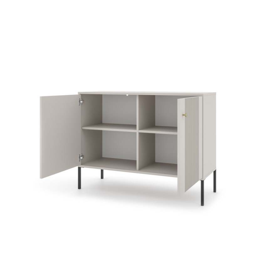 Comodă LUE bej/negru