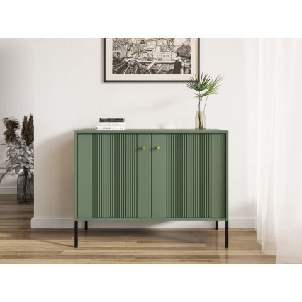 Comodă LUE verde/neagră