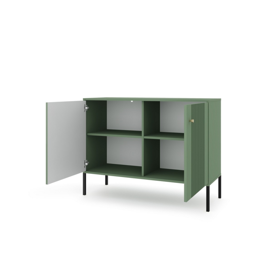 Comodă LUE verde/neagră