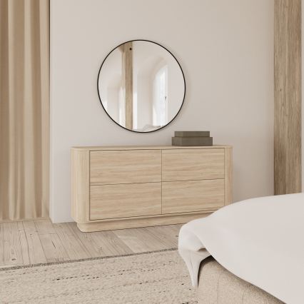 Comodă MADERA 160x75 cm stejar alb