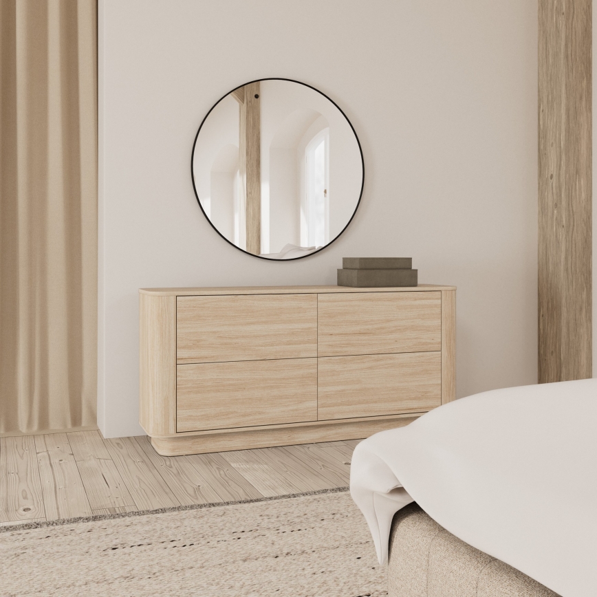 Comodă MADERA 160x75 cm stejar alb