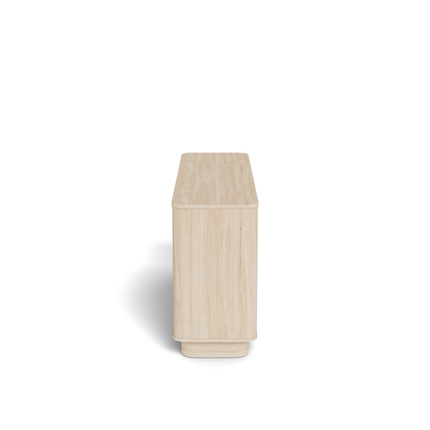 Comodă MADERA 160x75 cm stejar alb