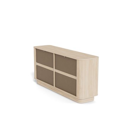 Comodă MADERA 160x75 cm stejar alb
