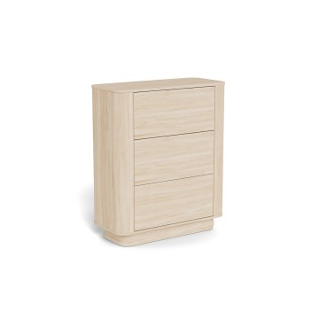 Comodă MADERA, 90 x 107 cm, stejar alb