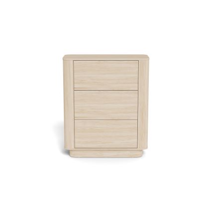 Comodă MADERA, 90 x 107 cm, stejar alb