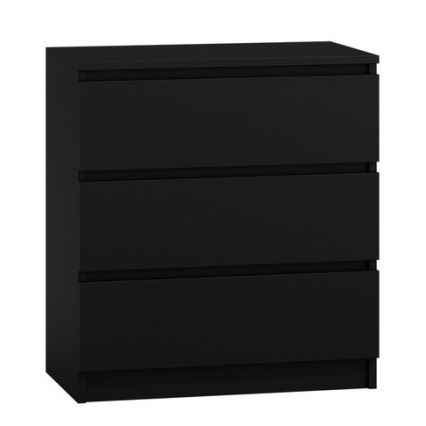 Comodă MALWA 77x70 cm negru