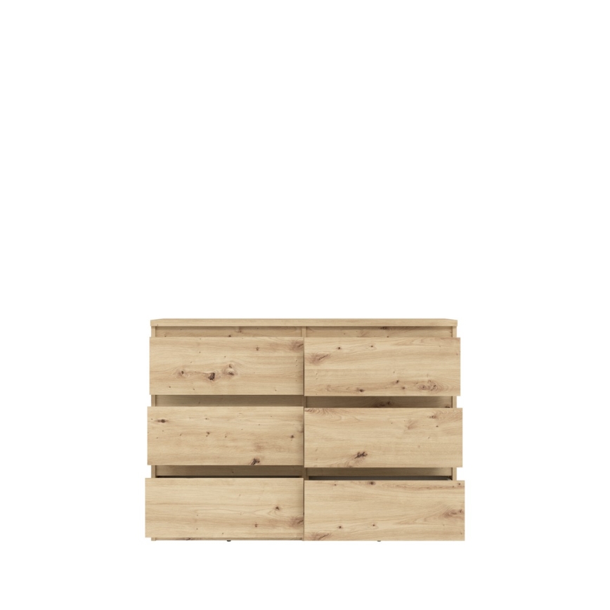 Comodă MAO cu sertare, stejar Artisan