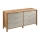 Comodă MENTA 170x81x47 cm stejar Wotan/gri