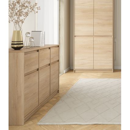 Comodă MIYABI 138x86x40 cm stejar Cremona