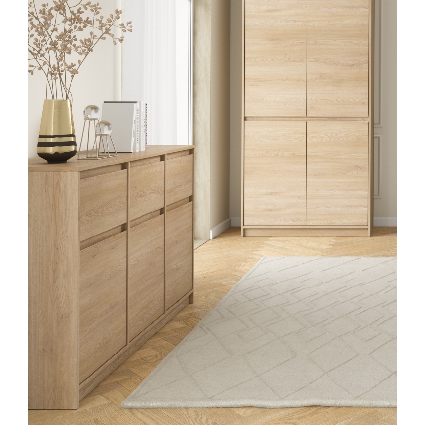 Comodă MIYABI 138x86x40 cm stejar Cremona