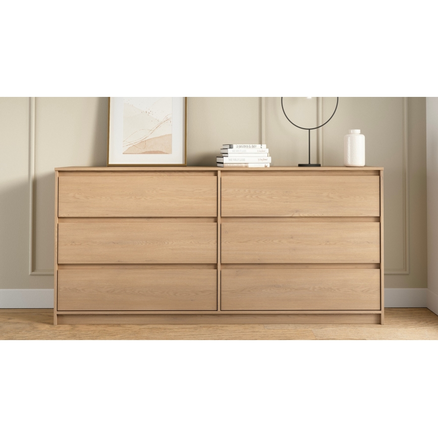 Comodă MIYABI 181x86x40 cm stejar Cremona