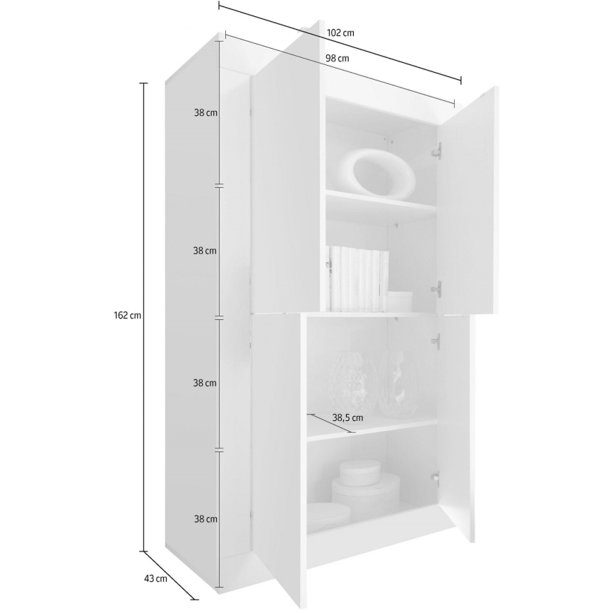 Comodă NERILA albă