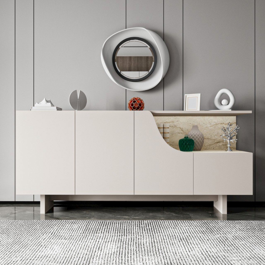 Comodă ORBIS 180x40 cm crem/bej