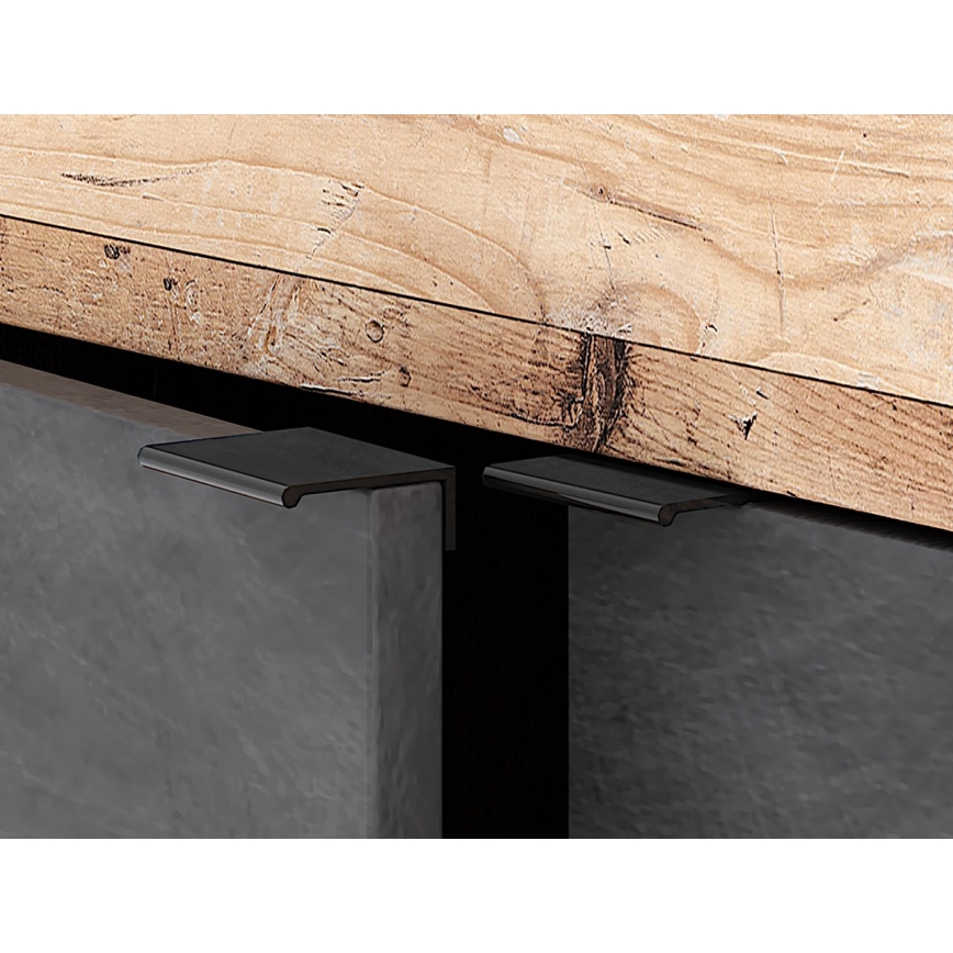 Comodă RUNEA, maro deschis/antracit