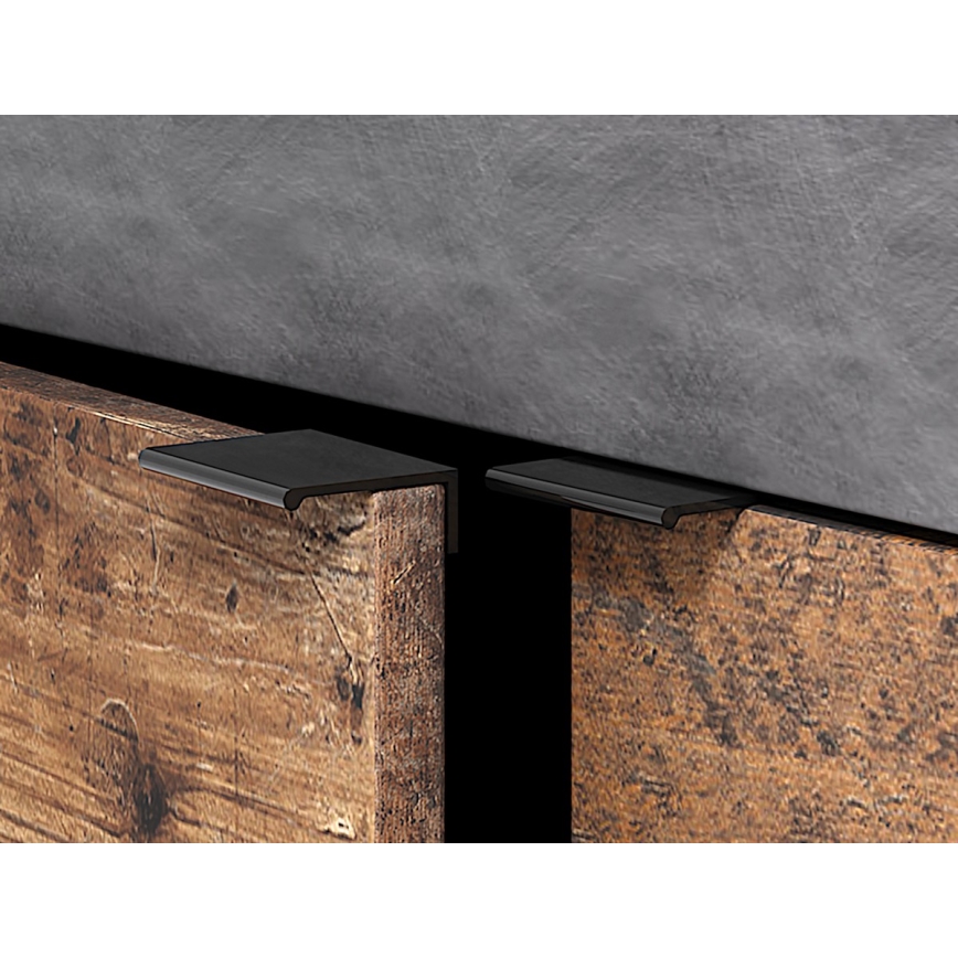 Comodă RUNEA maro închis/antracit