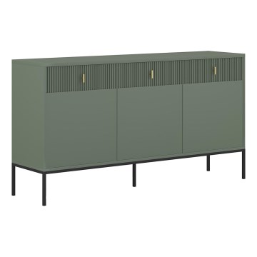 Comodă SUE verde/neagră