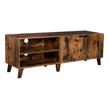 Comodă TV BASTOR maro/negru