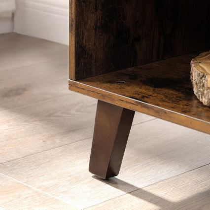 Comodă TV BASTOR maro/negru