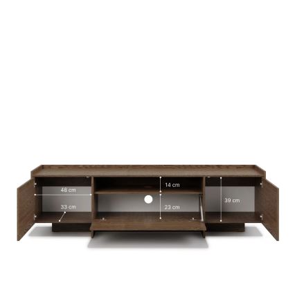 Comodă TV KEMI 197x57 cm stejar
