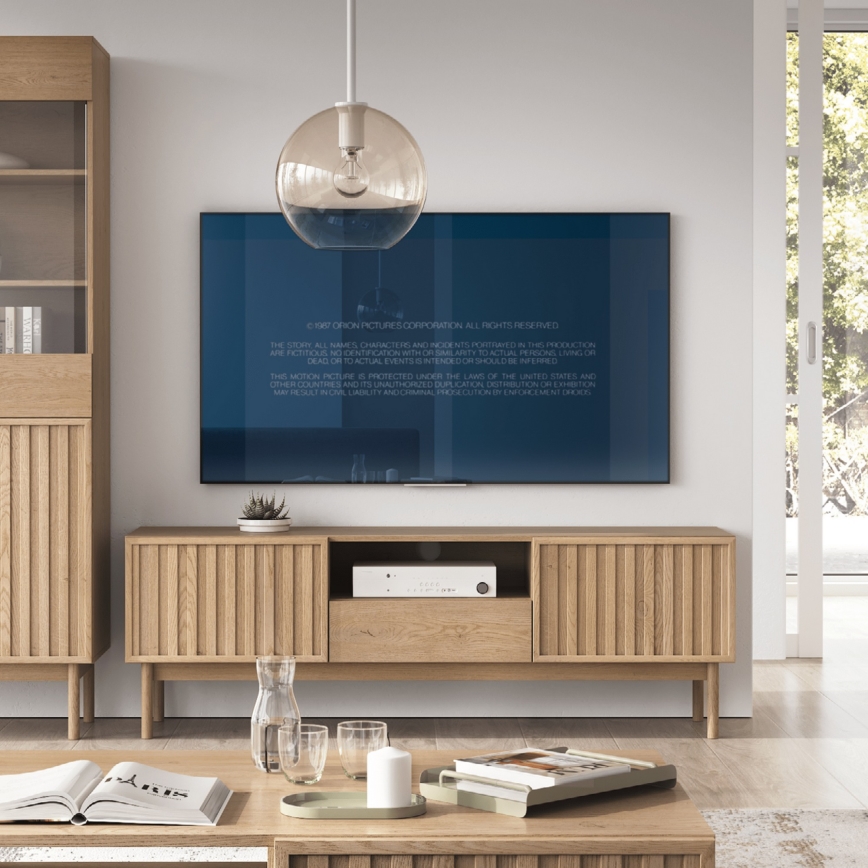 Comodă TV KIOTO 159x53 cm stejar Cremona