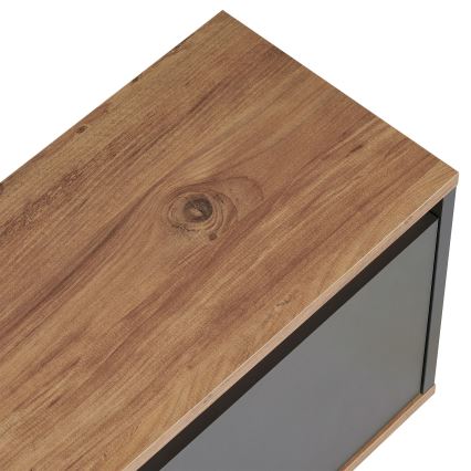 Comodă TV KREDE 160x30 cm antracit/pin