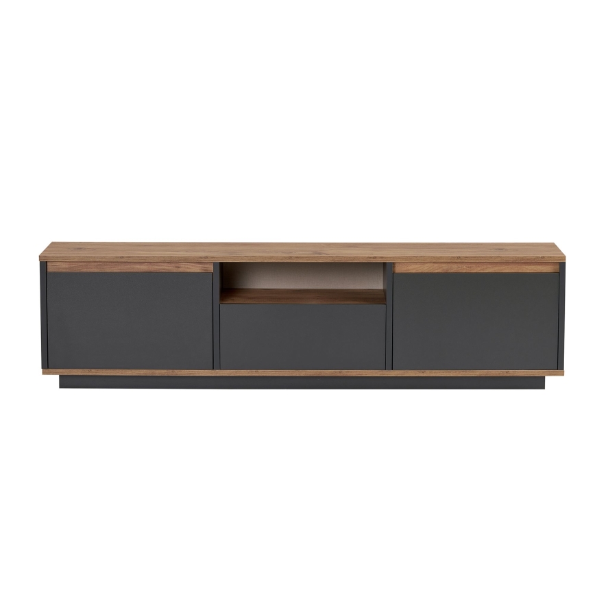 Comodă TV KREDE 160x30 cm antracit/pin