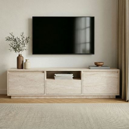 Comodă TV KREDE 160x30 cm bej