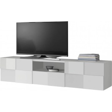 Comodă TV SERIAN 184x42x42 cm, albă