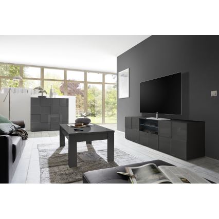 Comodă TV SERIAN antracit