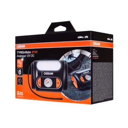 Compresor digital Osram TYREinflate 2110 120 W/12 V