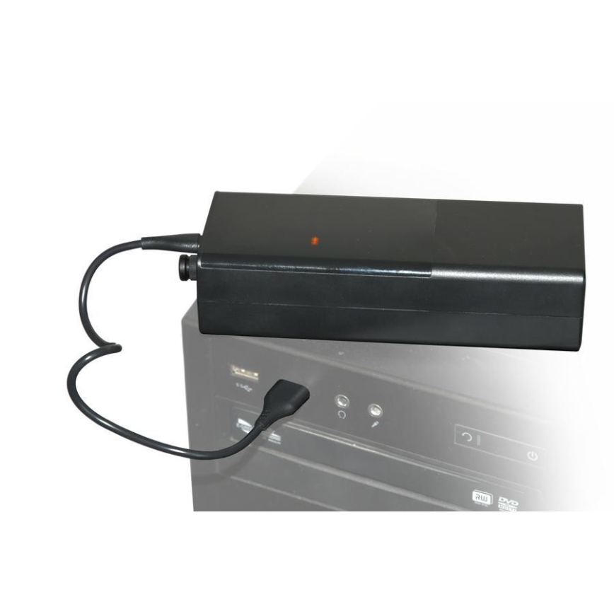 Compresor digital portabil 4000 mAh 5V negru