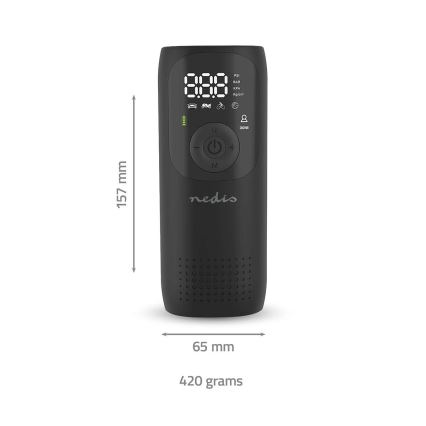 Compresor portabil digital 4000 mAh 5V