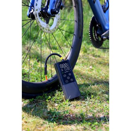 Compresor portabil digital 2000 mAh 5V negru