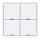 Comutator inteligent cu 4 butoane, 1x CR2430, alb