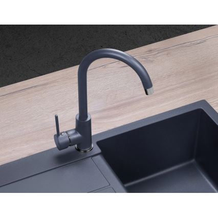Concept BDG3334DG - Baterie pentru chiuvetă 33,5 cm granit/gri închis