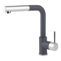 Concept BDG4527DG - Baterie pentru chiuvetă cu duș extractabil, 26,9 cm, granit/gri închis