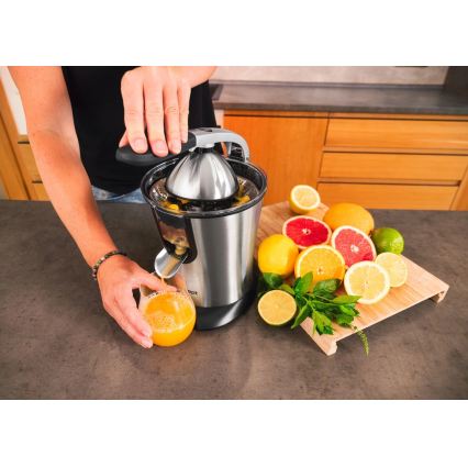 Concept CE3520 - Stoarcător de citrice cu pârghie, 0,75 l, 160W/230V, inox
