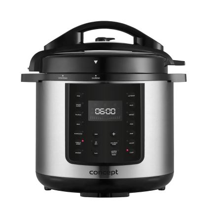Concept CK8001 - Oală sub presiune electrică multifuncțională 5,6 l, 1000 W/230 V, Wi‑Fi, inox