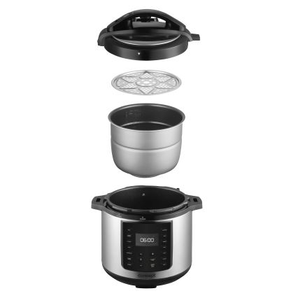 Concept CK8001 - Oală sub presiune electrică multifuncțională 5,6 l, 1000 W/230 V, Wi‑Fi, inox
