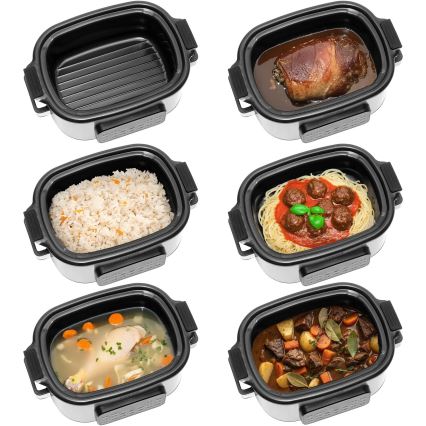 Concept CK9000 - Oală electrică multifuncțională 6 l, 10 în 1, 1250W/230V, inox