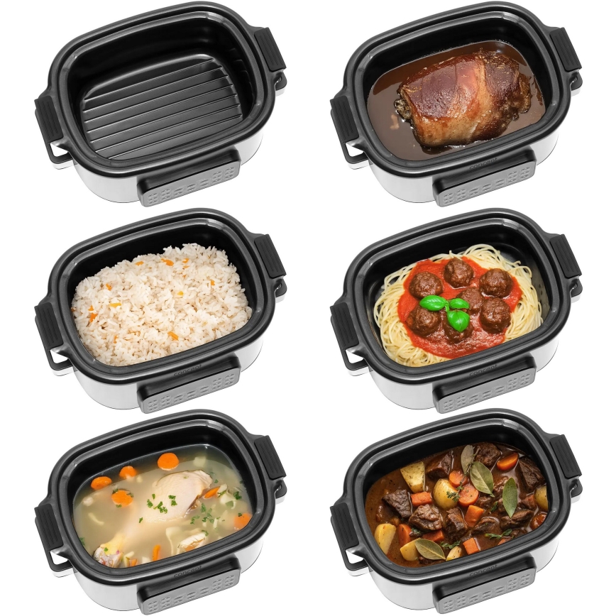 Concept CK9000 - Oală electrică multifuncțională 6 l, 10 în 1, 1250W/230V, inox