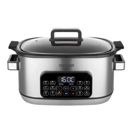 Concept CK9000 - Oală electrică multifuncțională 6 l, 10 în 1, 1250W/230V, inox