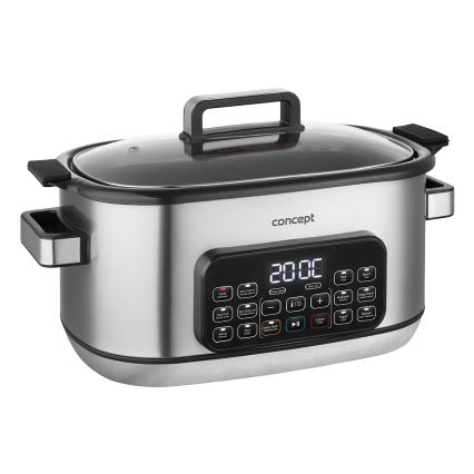 Concept CK9000 - Oală electrică multifuncțională 6 l, 10 în 1, 1250W/230V, inox