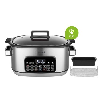 Concept CK9000 - Oală electrică multifuncțională 6 l, 10 în 1, 1250W/230V, inox