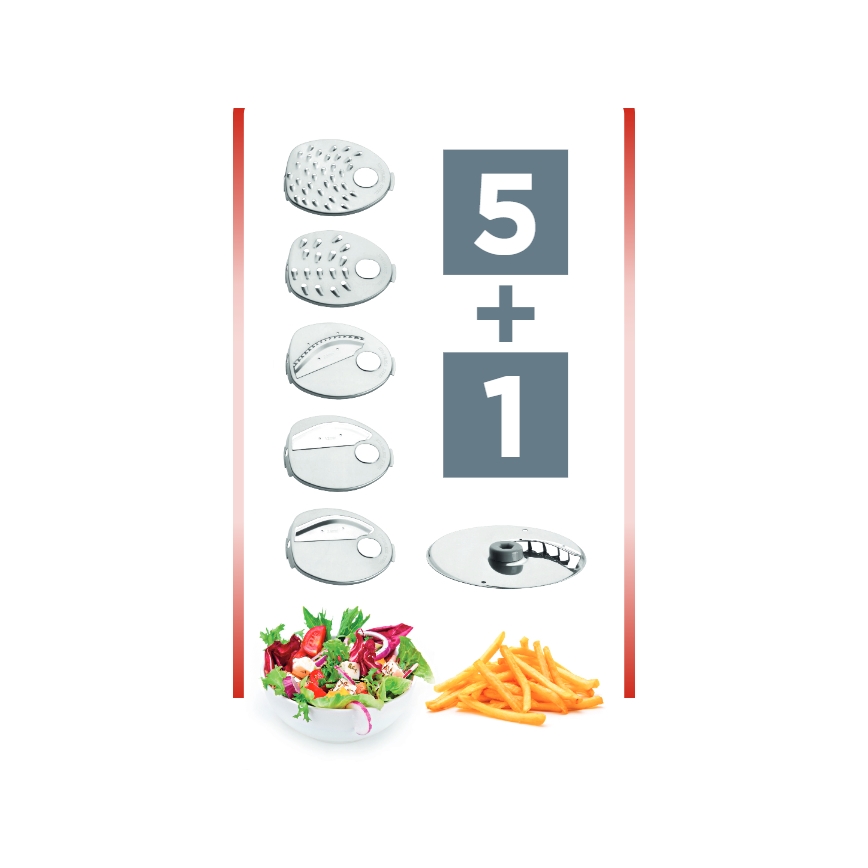 Concept ES1000 - Răzătoare electrică 200W/230V alb/gri