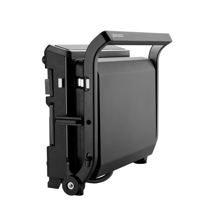 Concept ge3550 - Grill de contact cu sondă de temperatură 2000W/230V, negru